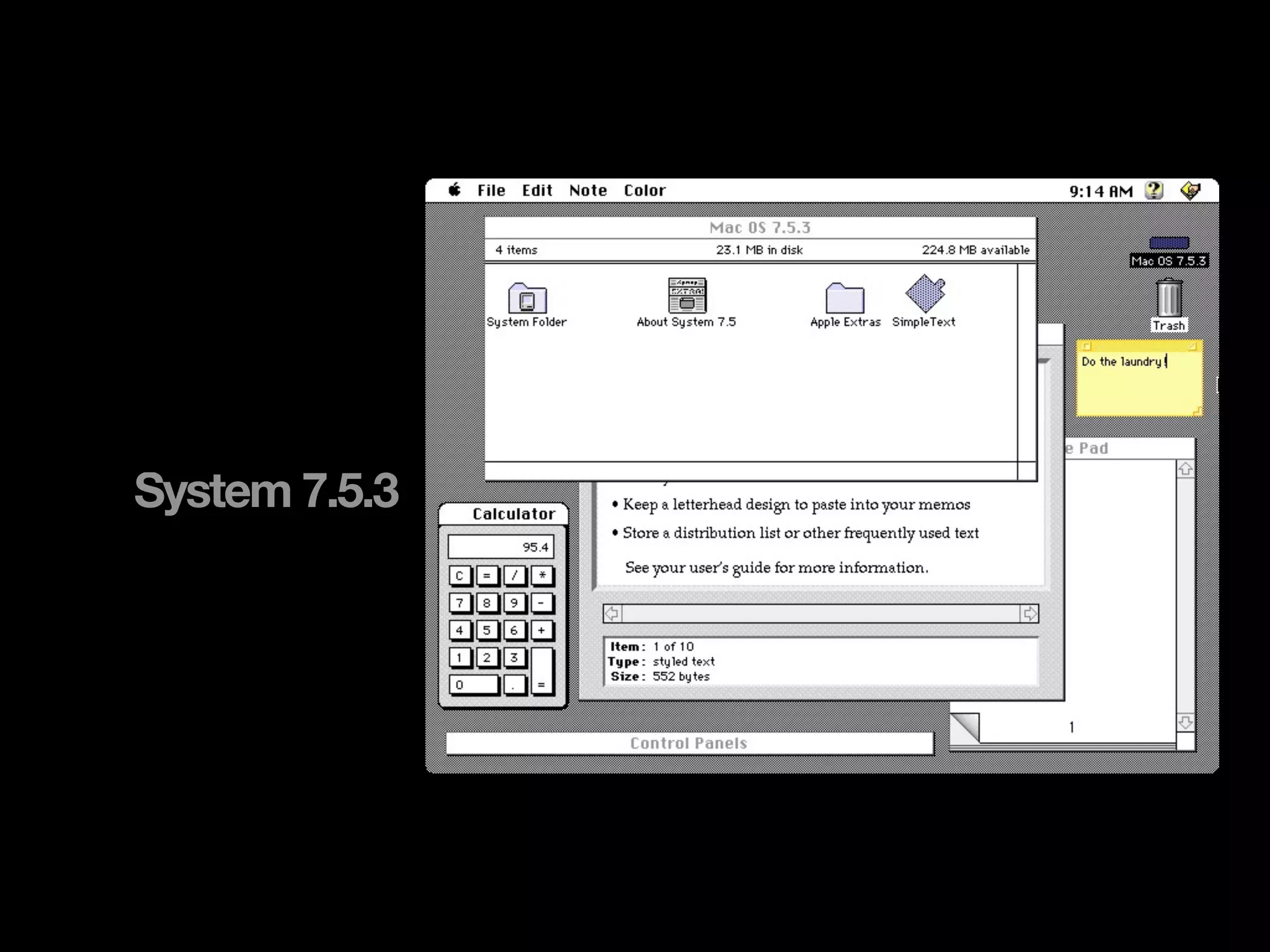 System 7.5.3
 