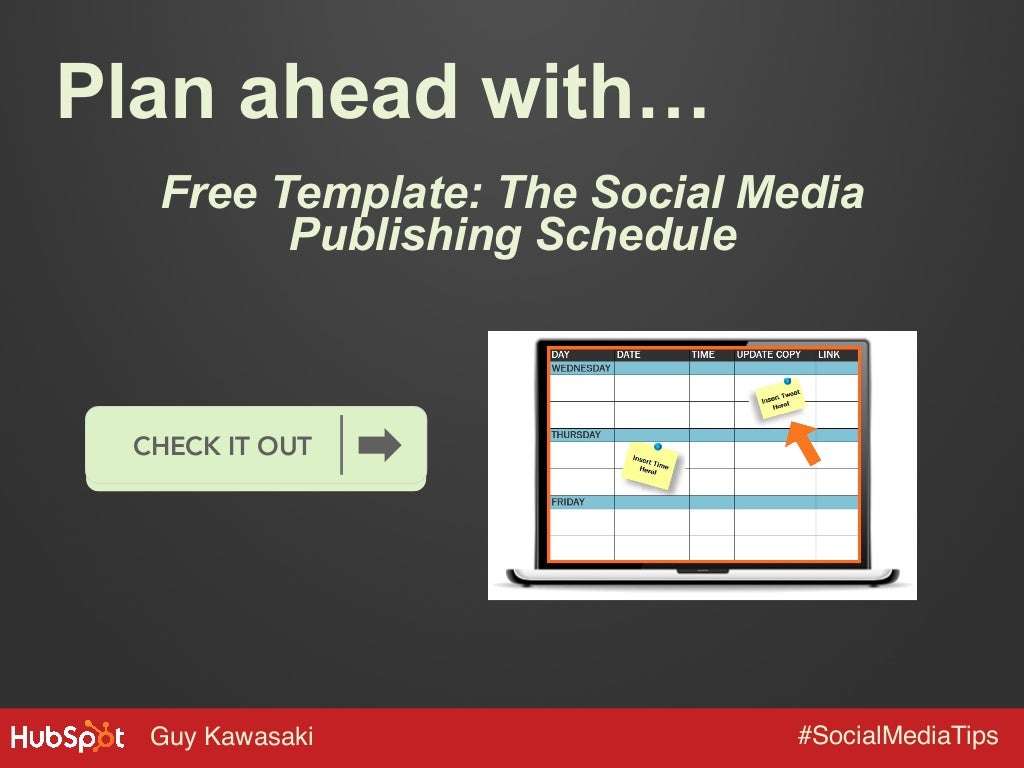Plan ahead with… Free Template