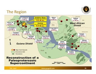 The Region

TSX : GUY

www.guygold.com

26

 