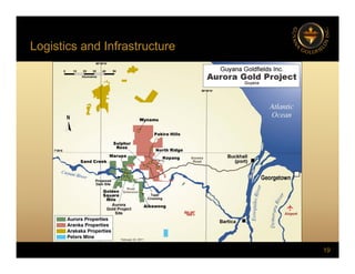 Logistics and Infrastructure
g
19
 