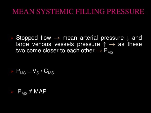 Guytonian Approach To Shock Mean Systemic Filling Pressure Centered