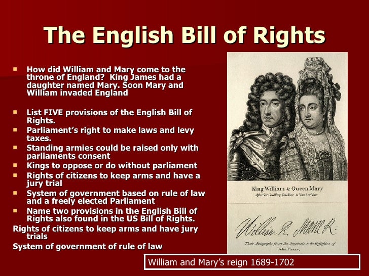 what did the english bill of rights do in 1689 what did the english bill of rights do in 1689