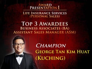 Champion
George Tan Kim Huat
(Kuching)
 