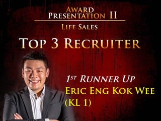 1st Runner Up
Eric Eng Kok Wee
(KL 1)
 
