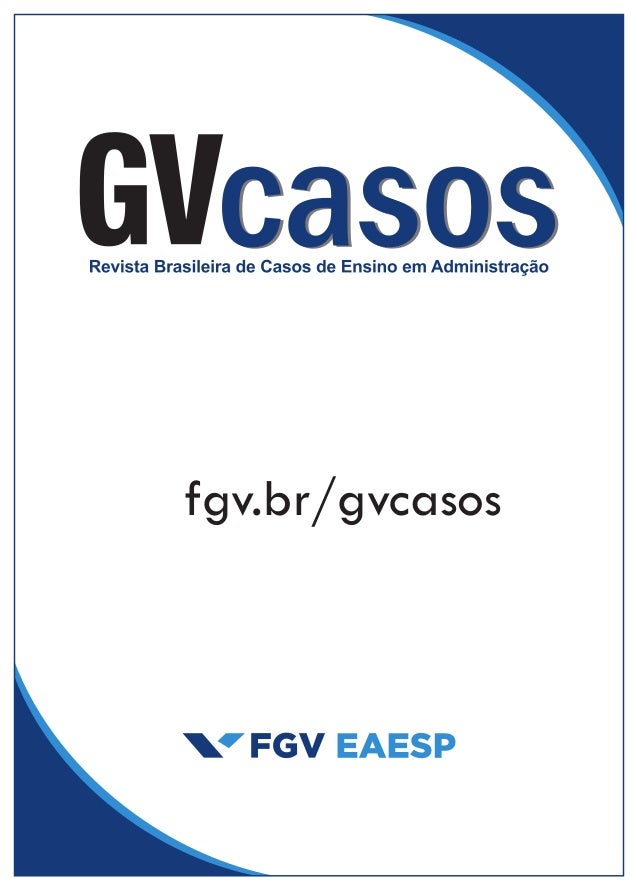 Fgv Eaesp Gvcasos Vol 8 N 1 Jan Jun 2018