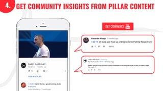 4. GET COMMUNITY INSIGHTS FROM PILLAR CONTENT
KEY COMMENTS
 