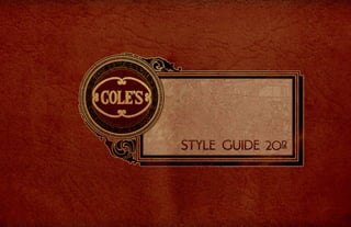 Cole's Style Guide | PDF