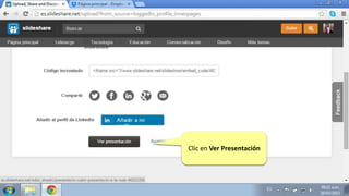 Clic en Ver Presentación
