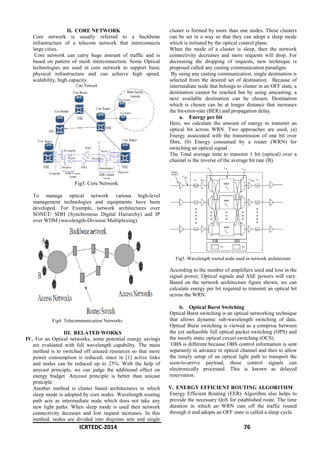 Improving Energy Efficiency in Optical Networks | PDF