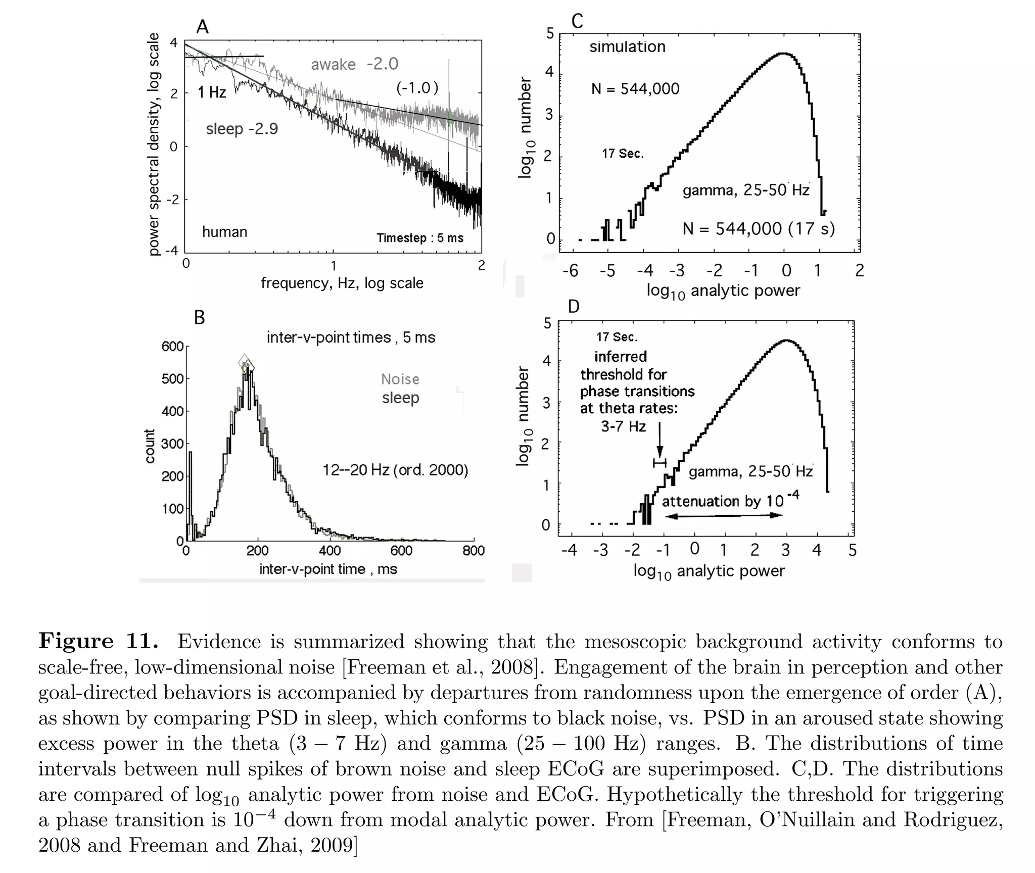 COHERENCE, SELF-SIMILARITY AND BRAIN ACTIVITY