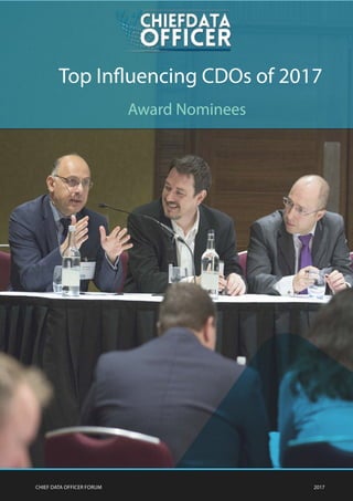 CHIEF DATA OFFICER FORUM 2017
Award Nominees
Top Influencing CDOs of 2017
 