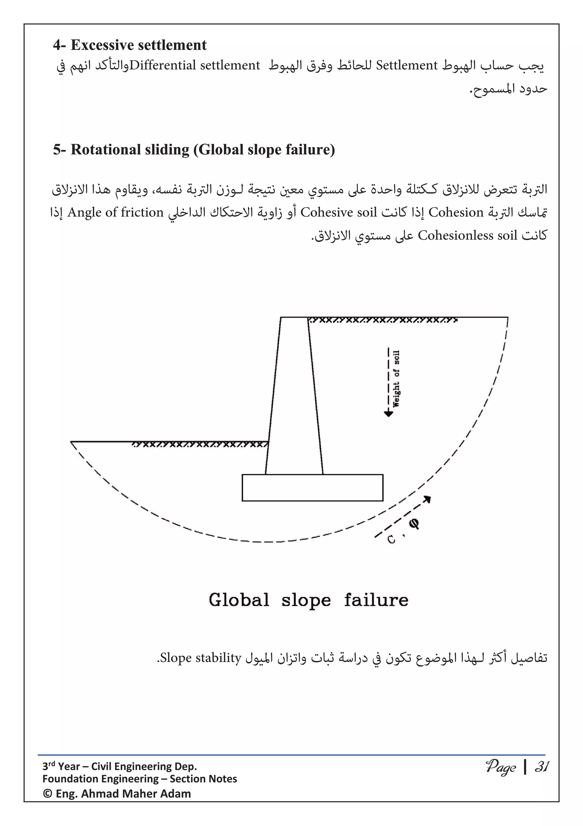 Design and Check stability of Gravity Retaining wall | PDF