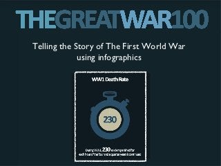 Telling the Story of The First World War
             using infographics
 