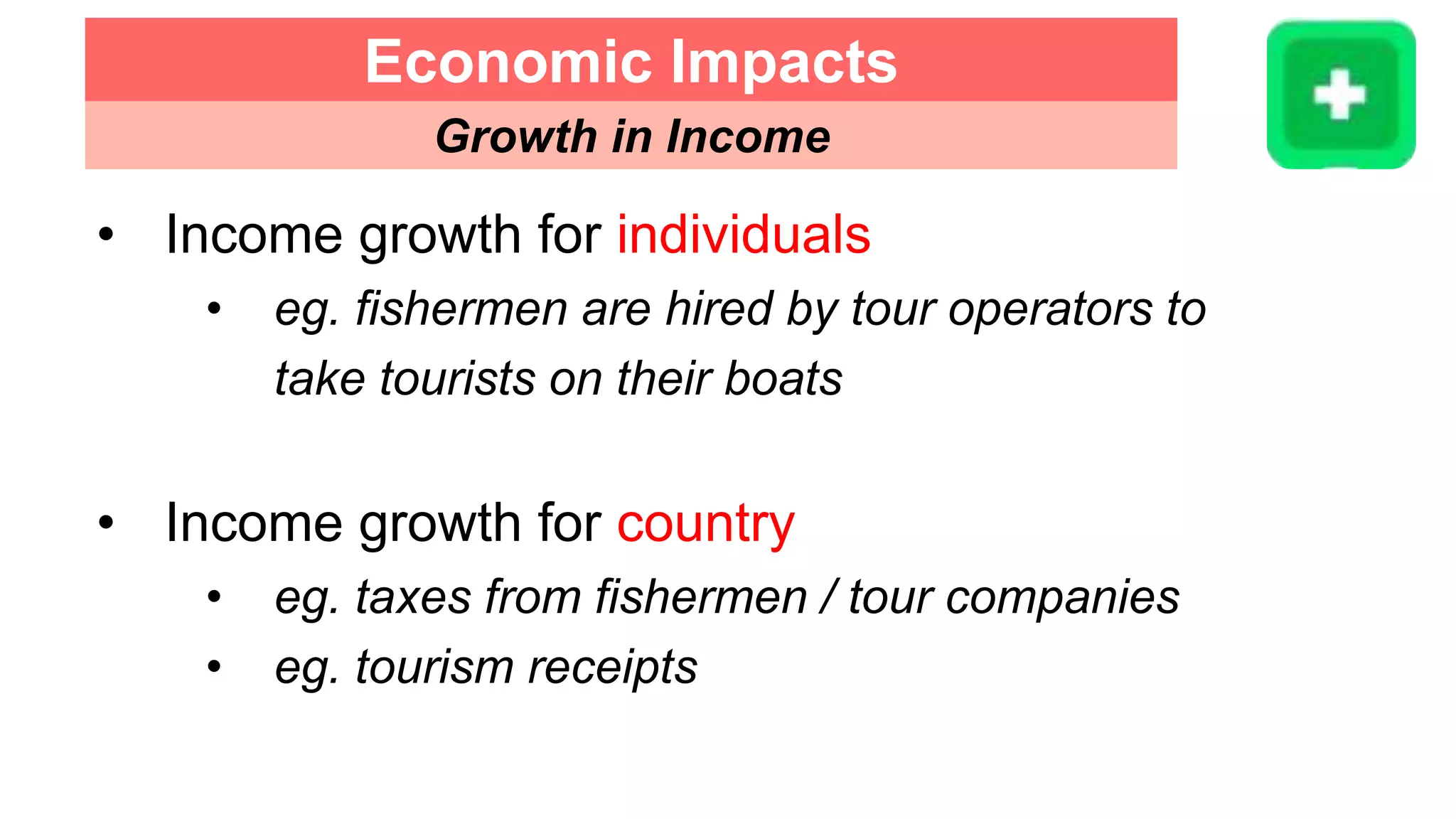 Ch 1 GW 3 - Impacts of Tourism | PPTX