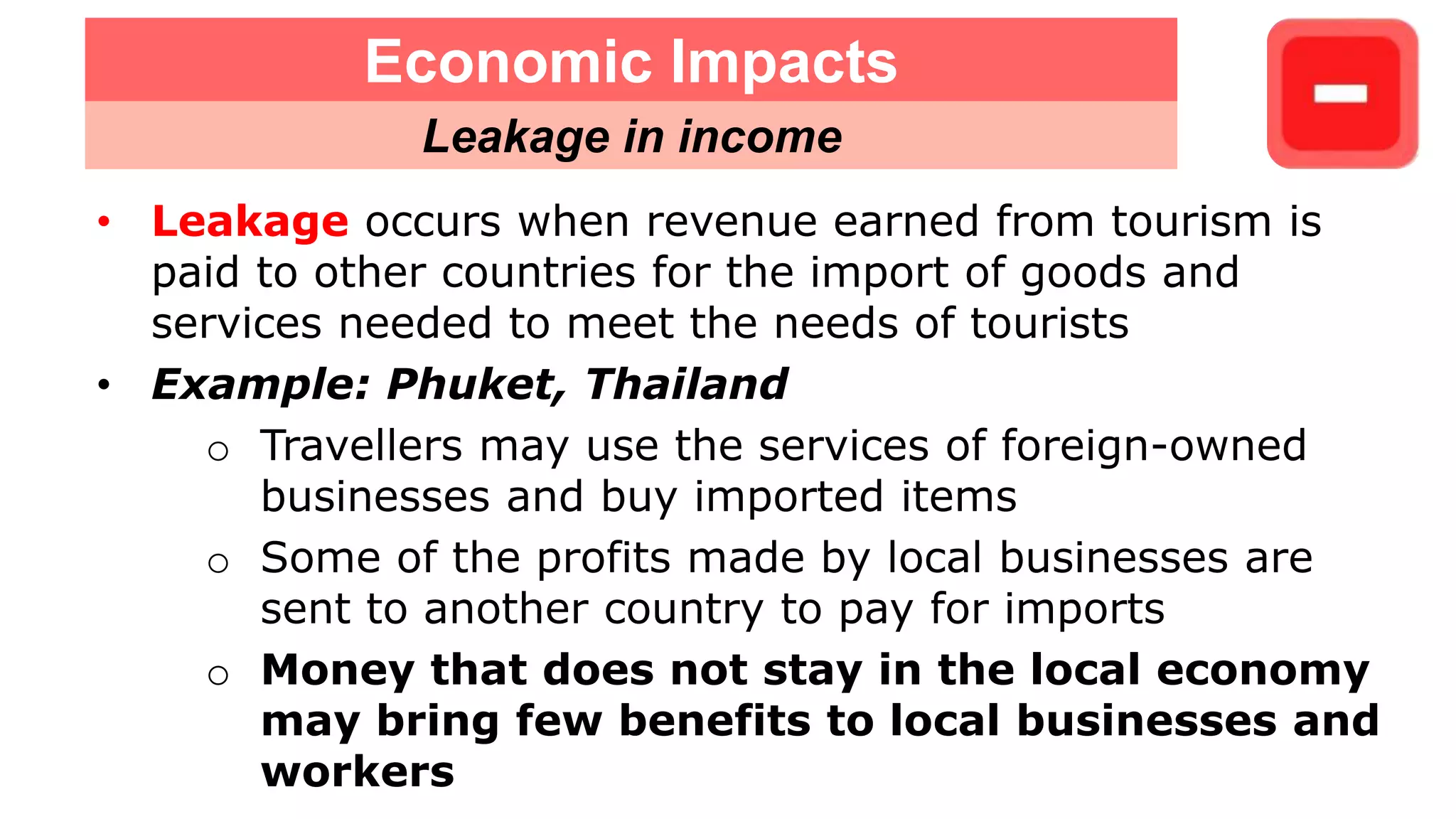 Ch 1 GW 3 - Impacts of Tourism | PPTX