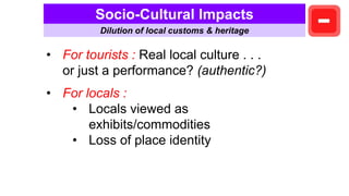 Ch 1 GW 3 - Impacts of Tourism | PPTX