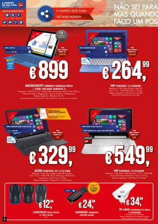 Folheto Worten - De 15 a 28 de Abril 2015