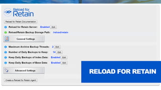 2016
RELOAD FOR RETAIN
 