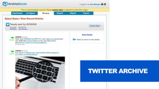 TWITTER ARCHIVE
 