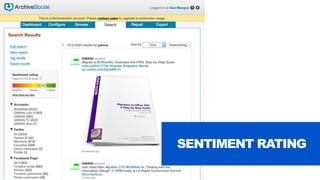 SENTIMENT RATING
 