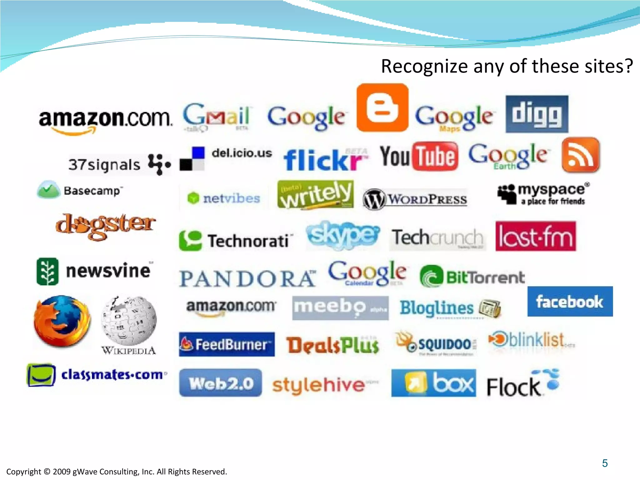 Recognize any of these sites? 