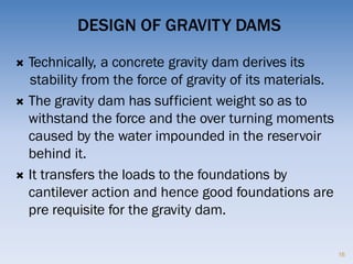 Gravity dam stability analysis | PDF
