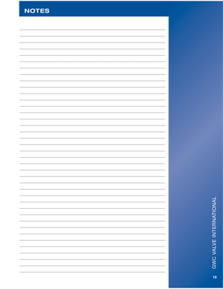GWCVALVEINTERNATIONAL
19
NOTES
 