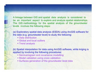 Groundwater Data Requirement and Analysis | PDF