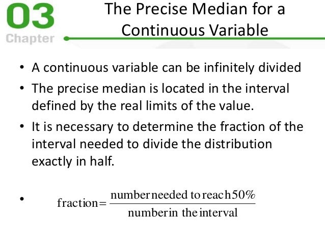Measures of Central Tendency