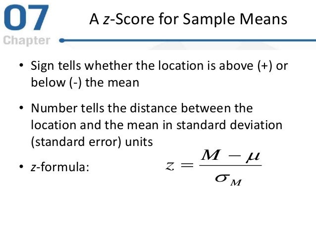sample mean formula