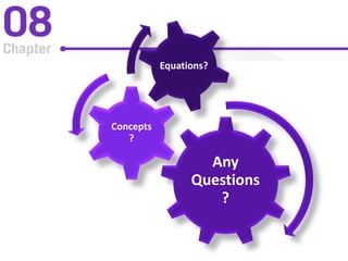 Any
Questions
?
Concepts
?
Equations?
 