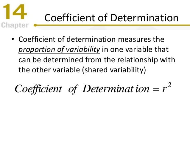 Correlation and Regression