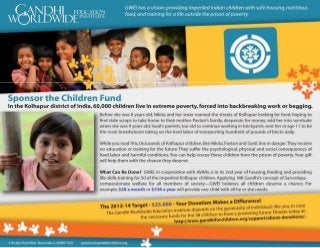 Gandhi  Sponsor the Children Fund - Kolhapur