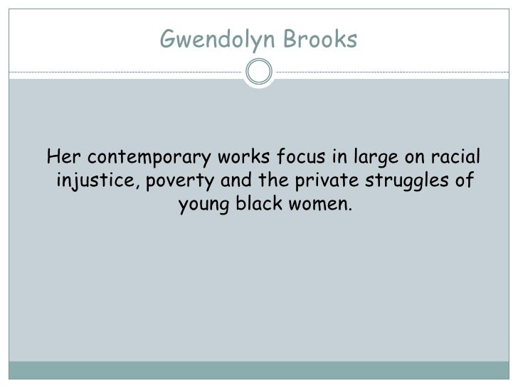 Gwendolyn Brooks Slideshow1