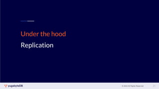 © 2023 All Rights Reserved
Under the hood
Replication
21
 