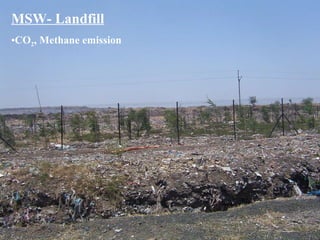 MSW- Landfill CO 2 , Methane emission 