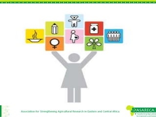 Gender mainstreaming in agricultural research for development: Experiences from ASARECA