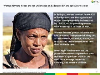 Gender mainstreaming at ATA: Current and future directions