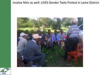 Gender tooling in LIVES: Design, adaptability, use and triangulation