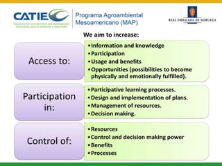 Gender equity and equality in the MAP Norway Project in Nicaragua