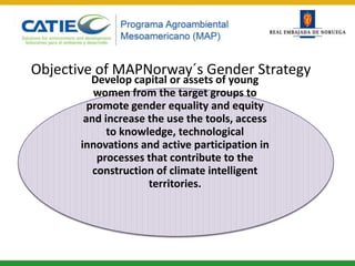 Gender equity and equality in the MAP Norway Project in Nicaragua