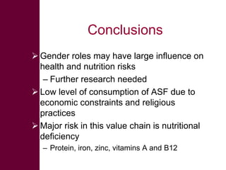 Safe Food, Fair Food: Summary of findings on gender-related issues within sheep and goat value chains in Ethiopia