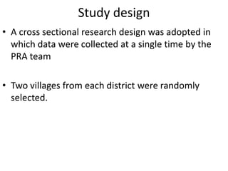 Mapping of gender roles and decision making in milk value chains in Tanzania