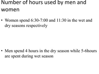 Mapping of gender roles and decision making in milk value chains in Tanzania
