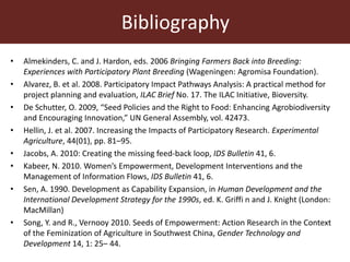 Integrating empowerment in the Dairy Goat and Root Crop Production project in Tanzania