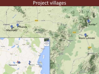 Integrating empowerment in the Dairy Goat and Root Crop Production project in Tanzania