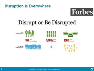 Confidential - © All rights reserved. Zend Technologies, Inc.8
Disruption is Everywhere
 