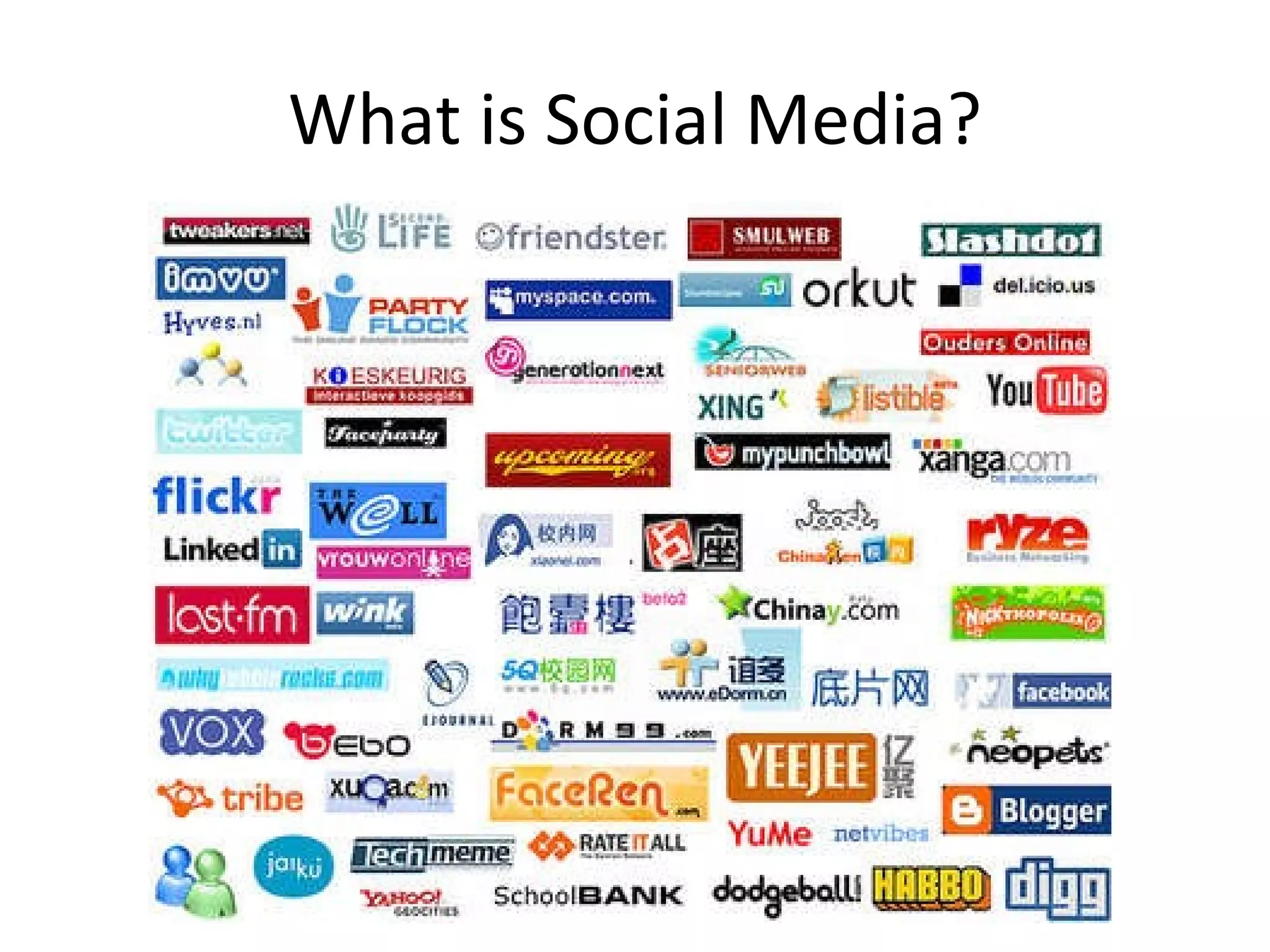 What is Social Media? 