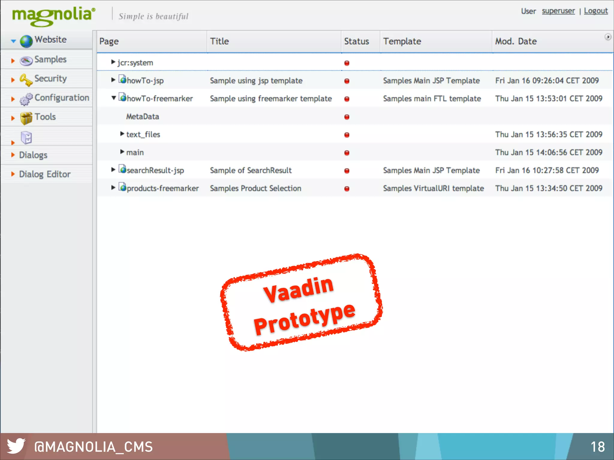 aadin
V
type
roto
P

@MAGNOLIA_CMS

18

 