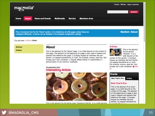 @MAGNOLIA_CMS

11

 